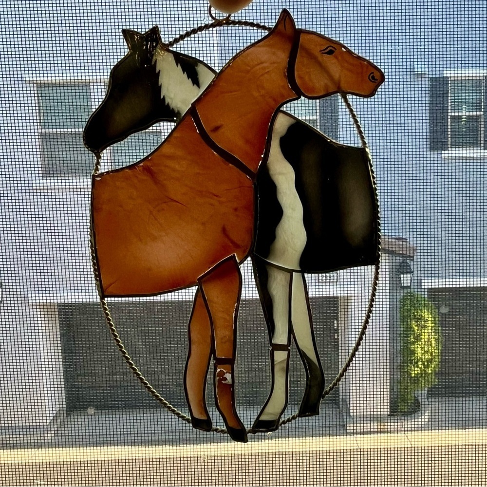 Stained Glass Horse Wall Art - Picture 2 of 10
